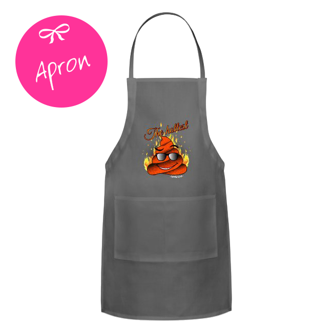 The Hottest Shit - Apron grey